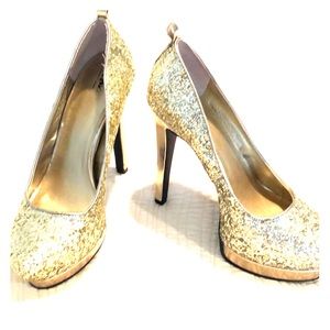 Super high heals Gold Sparkle.